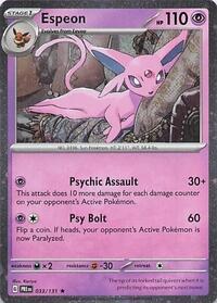 Espeon - 033/131 (Cosmos Holo) (033/131) [Miscellaneous Cards & Products]