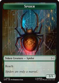 Spider // Treasure Double-Sided Token (3 // 7) [Marvel's Spider-Man]