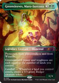 Greensleeves, Maro-Sorcerer (Rainbow Foil) (2193) [Secret Lair Drop Series]