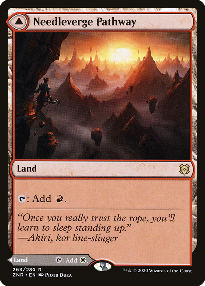 Needleverge Pathway (ZNR-263) - Zendikar Rising