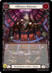 Offensive Behavior - LGS420 (LGS420) [Flesh and Blood: Promo Cards]