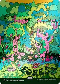Forest (1949) (Rainbow Foil) (1949) [Secret Lair Drop Series]