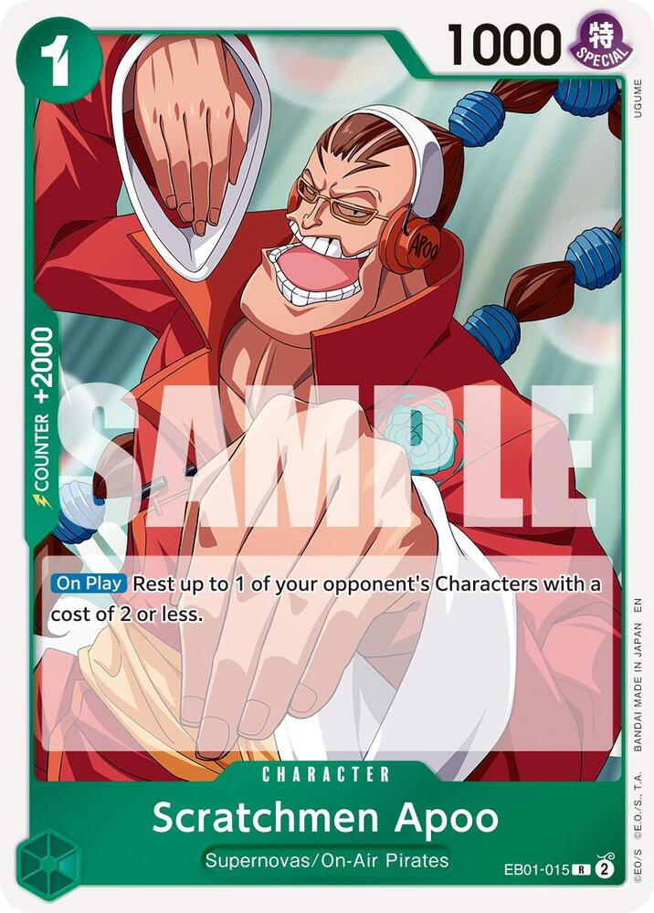 Scratchmen Apoo - EB01-015 (Reprint) (EB01-015) [Premium Booster -The Best- Vol. 2]