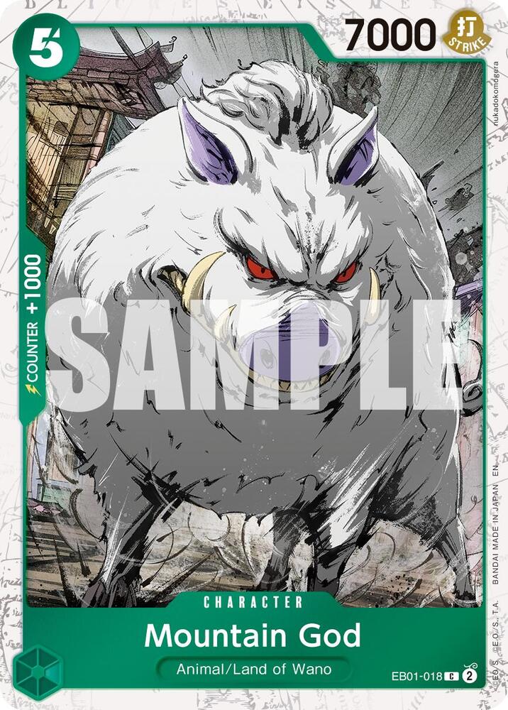 Mountain God (Pirate Foil) (EB01-018) [Premium Booster -The Best- Vol. 2]