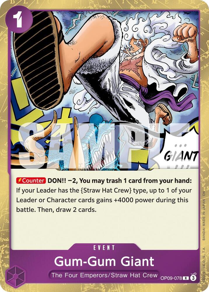 Gum-Gum Giant (Reprint) (OP09-078) [Premium Booster -The Best- Vol. 2]