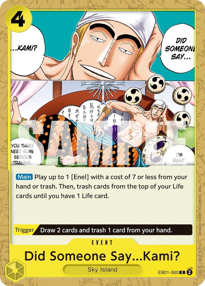 Did Someone Say...Kami? (Reprint) (EB01-060) [Premium Booster -The Best- Vol. 2]