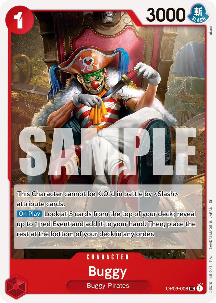 Buggy - OP03-008 (Reprint) (OP03-008) [Premium Booster -The Best- Vol. 2]