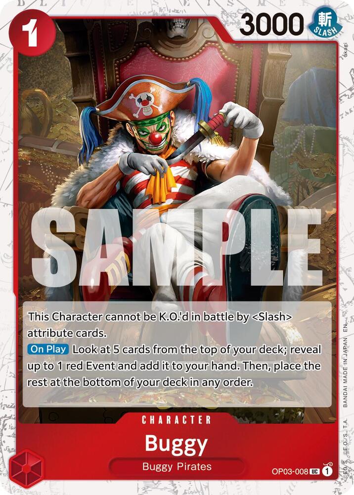 Buggy - OP03-008 (Pirate Foil) (OP03-008) [Premium Booster -The Best- Vol. 2]