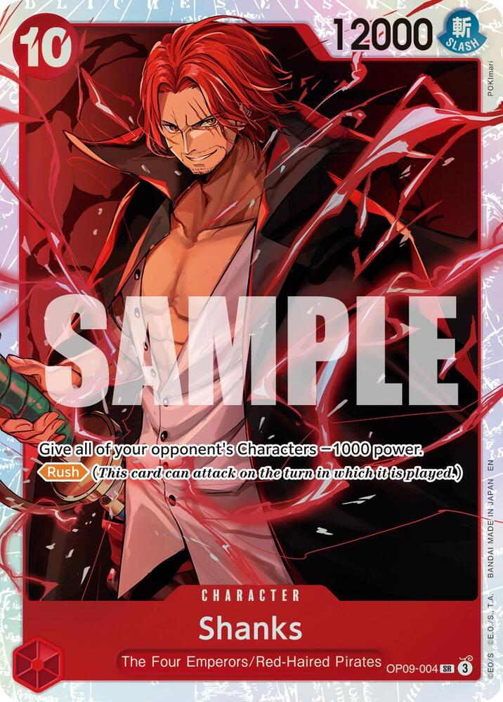 Shanks - OP09-004 (Reprint) (OP09-004) [Premium Booster -The Best- Vol. 2]