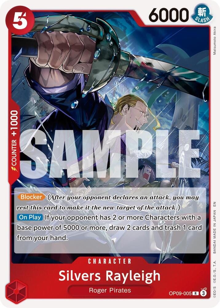 Silvers Rayleigh - OP09-005 (Reprint) (OP09-005) [Premium Booster -The Best- Vol. 2]