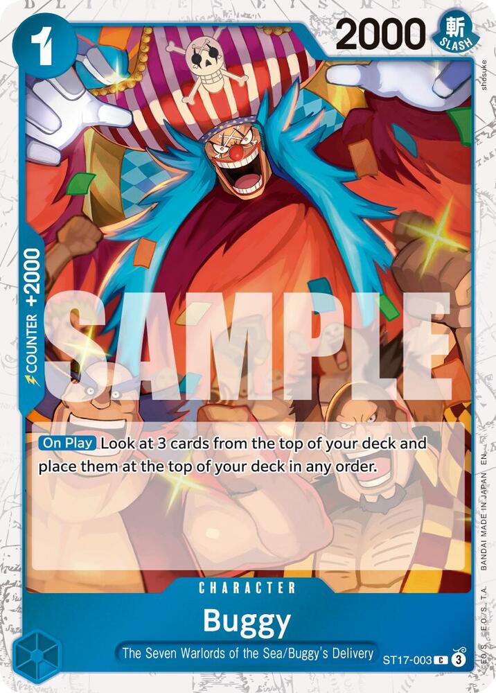Buggy - ST17-003 (Pirate Foil) (ST17-003) [Premium Booster -The Best- Vol. 2]