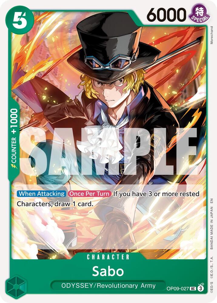 Sabo - OP09-027 (Reprint) (OP09-027) [Premium Booster -The Best- Vol. 2]