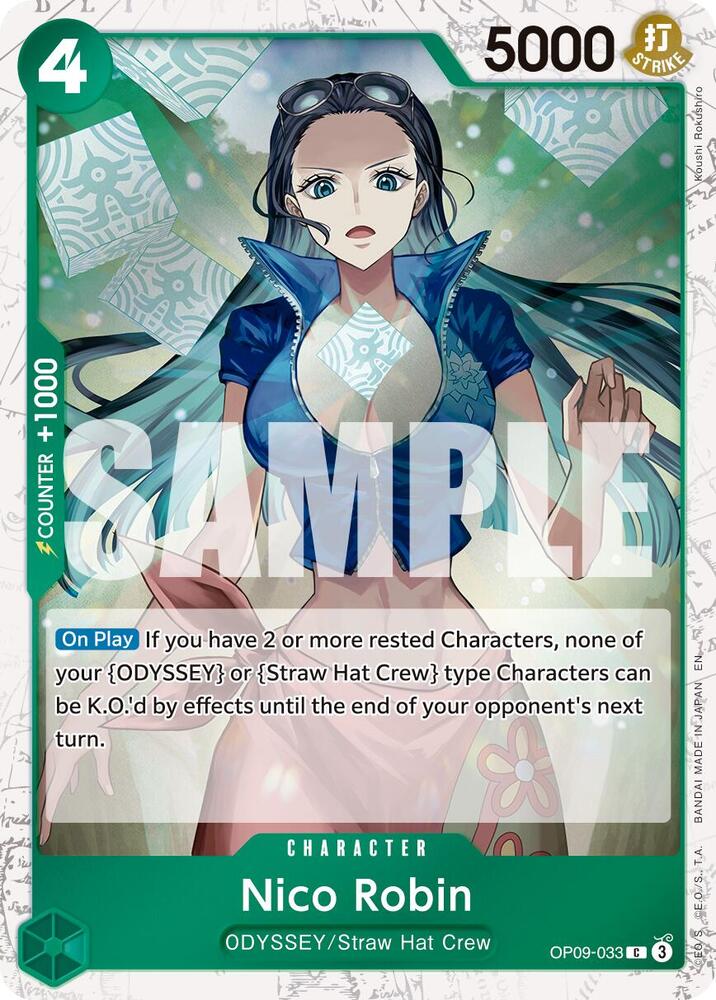 Nico Robin - OP09-033 (Pirate Foil) (OP09-033) [Premium Booster -The Best- Vol. 2]
