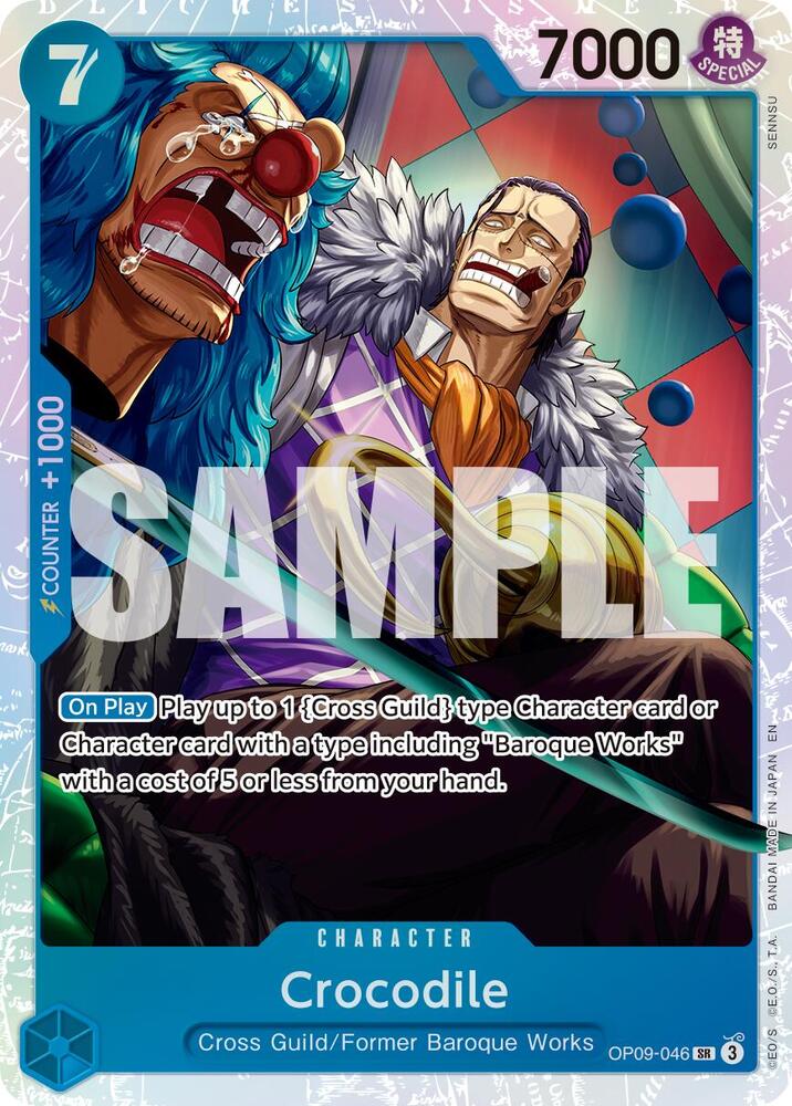 Crocodile - OP09-046 (Reprint) (OP09-046) [Premium Booster -The Best- Vol. 2]