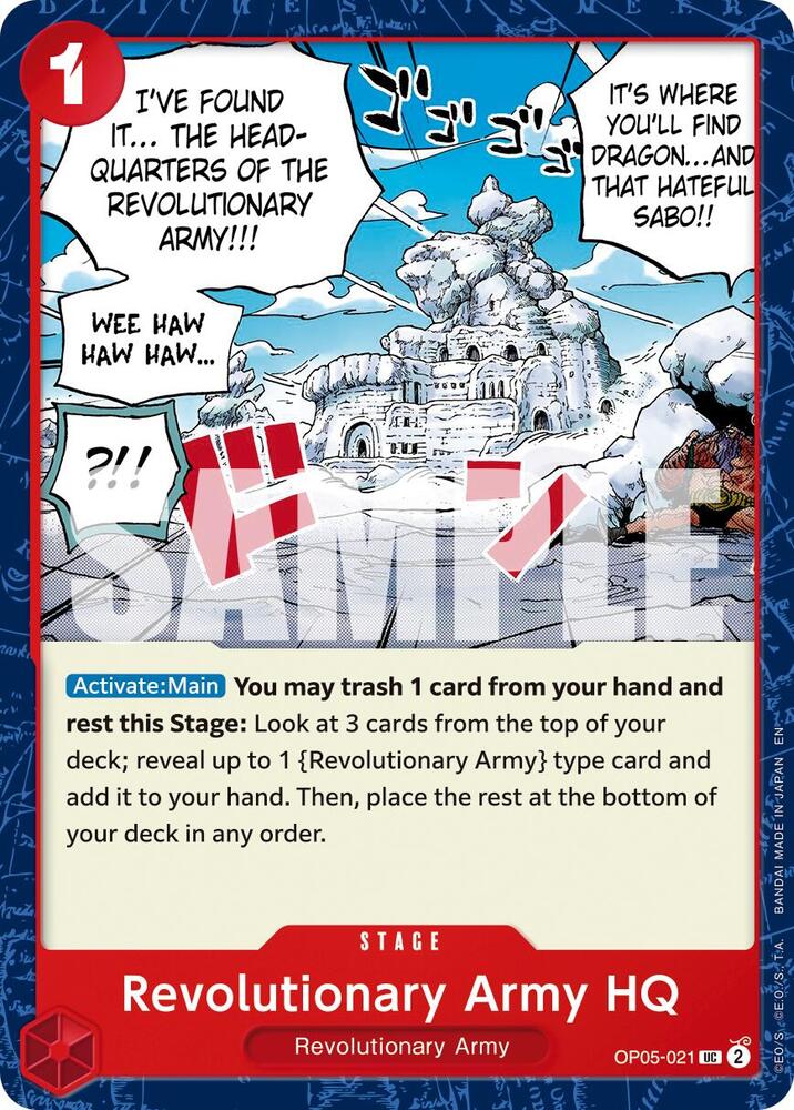 Revolutionary Army HQ (Reprint) (OP05-021) [Premium Booster -The Best- Vol. 2]