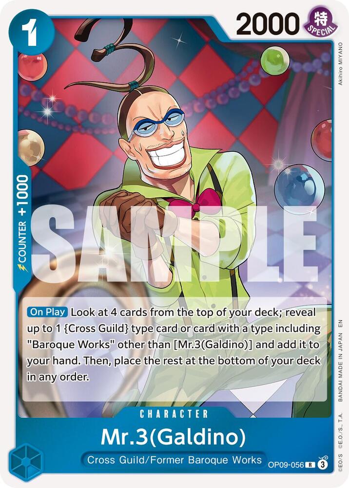 Mr.3(Galdino) - OP09-056 (Reprint) (OP09-056) [Premium Booster -The Best- Vol. 2]