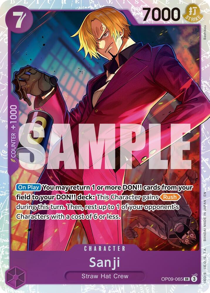 Sanji - OP09-065 (Reprint) (OP09-065) [Premium Booster -The Best- Vol. 2]