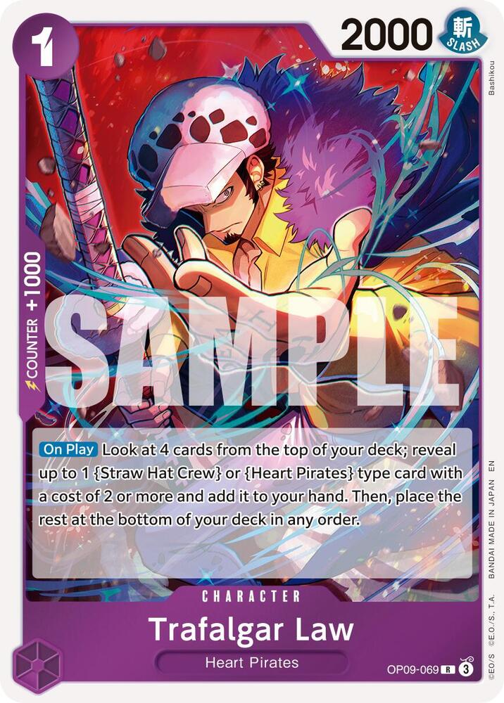 Trafalgar Law - OP09-069 (Reprint) (OP09-069) [Premium Booster -The Best- Vol. 2]