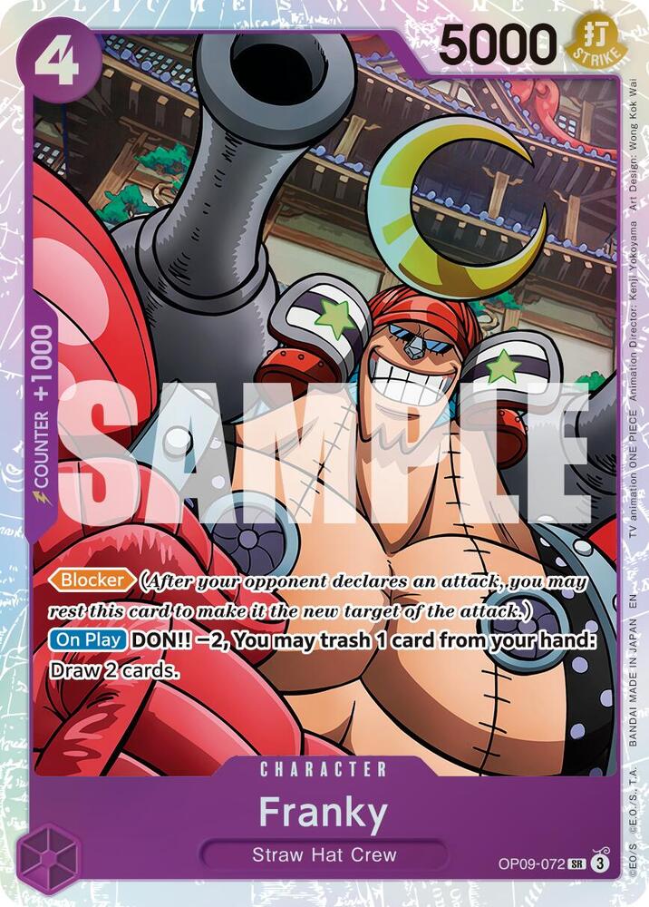 Franky - OP09-072 (Reprint) (OP09-072) [Premium Booster -The Best- Vol. 2]