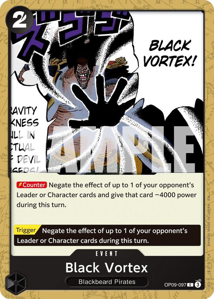 Black Vortex (Reprint) (OP09-097) [Premium Booster -The Best- Vol. 2]