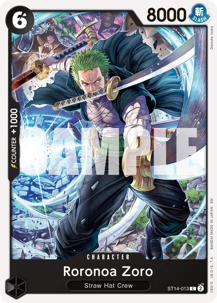 Roronoa Zoro - ST14-013 (Reprint) (ST14-013) [Premium Booster -The Best- Vol. 2]