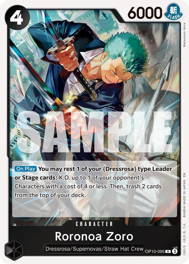 Roronoa Zoro - OP10-095 (Reprint) (OP10-095) [Premium Booster -The Best- Vol. 2]