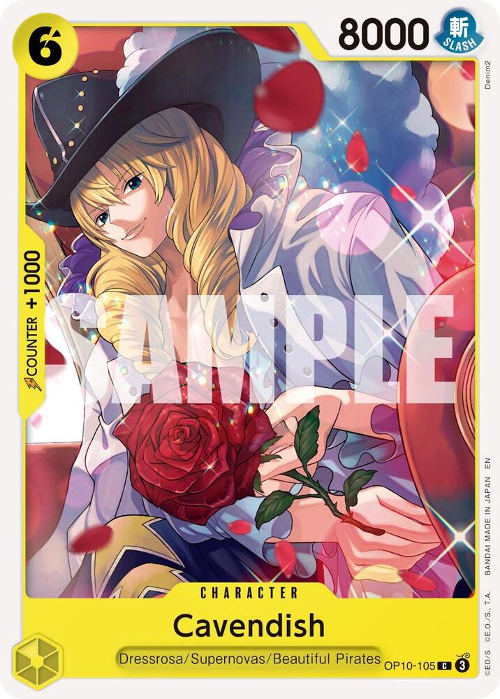 Cavendish - OP10-105 (Reprint) (OP10-105) [Premium Booster -The Best- Vol. 2]