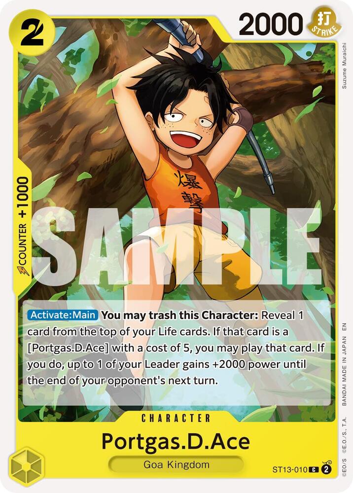 Portgas.D.Ace - ST13-010 (Reprint) (ST13-010) [Premium Booster -The Best- Vol. 2]