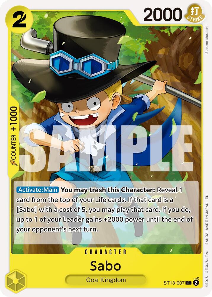 Sabo - ST13-007 (Reprint) (ST13-007) [Premium Booster -The Best- Vol. 2]