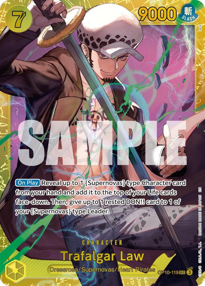 Trafalgar Law - OP10-119 (Reprint) (OP10-119) [Premium Booster -The Best- Vol. 2]