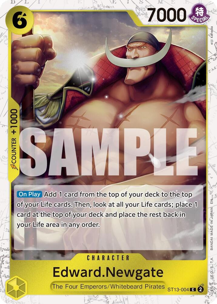 Edward.Newgate - ST13-004 (Pirate Foil) (ST13-004) [Premium Booster -The Best- Vol. 2]