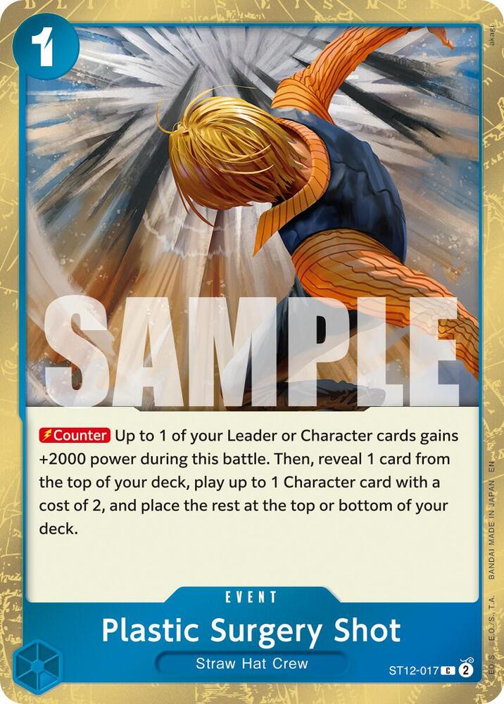 Plastic Surgery Shot - ST12-017 (Pirate Foil) (ST12-017) [Premium Booster -The Best- Vol. 2]
