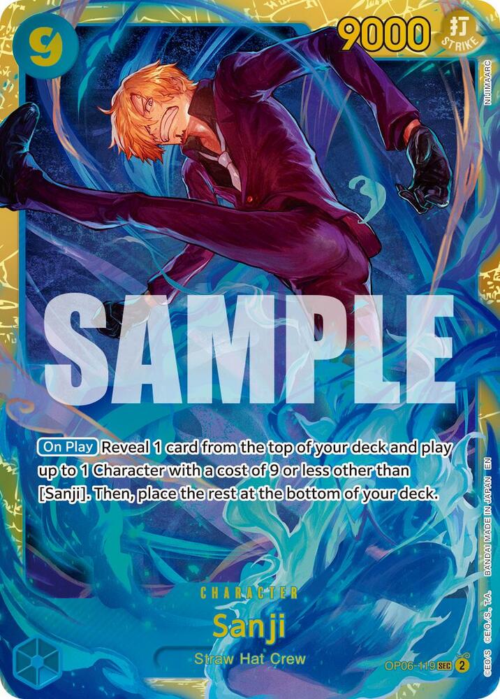 Sanji - OP06-119 (Reprint) (OP06-119) [Premium Booster -The Best- Vol. 2]