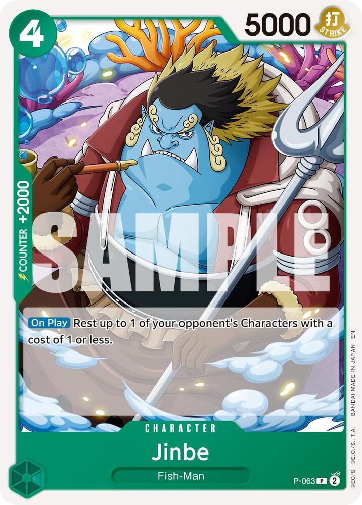 Jinbe - P-063 (Reprint) (P-063) [Premium Booster -The Best- Vol. 2]