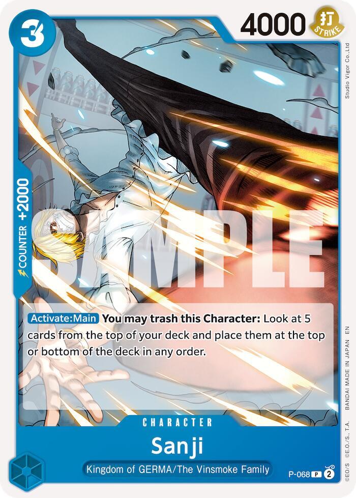 Sanji - P-068 (Reprint) (P-068) [Premium Booster -The Best- Vol. 2]