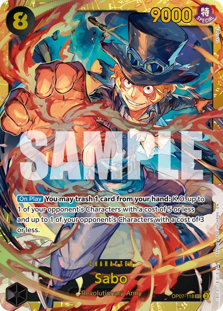 Sabo - OP07-118 (Reprint) (OP07-118) [Premium Booster -The Best- Vol. 2]