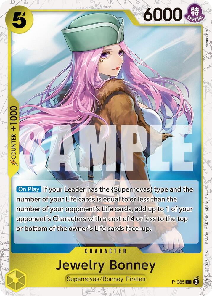 Jewelry Bonney - P-085 (Pirate Foil) (P-085) [Premium Booster -The Best- Vol. 2]
