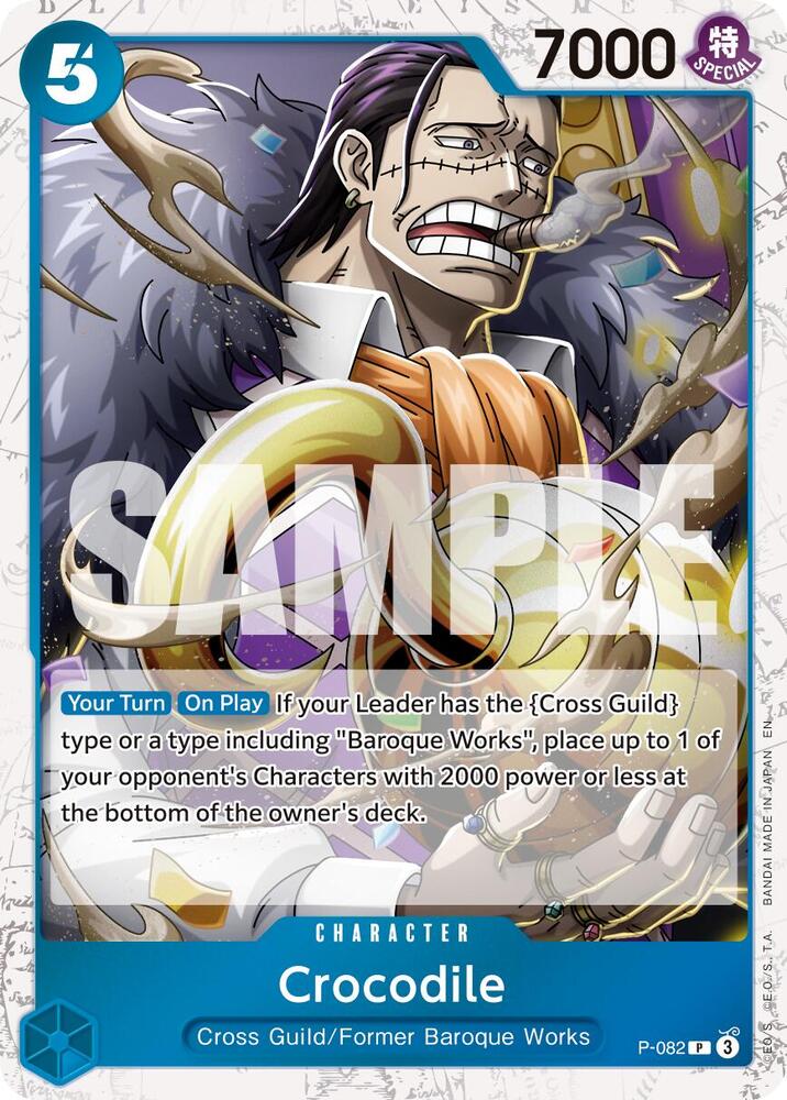 Crocodile - P-082 (Pirate Foil) (P-082) [Premium Booster -The Best- Vol. 2]