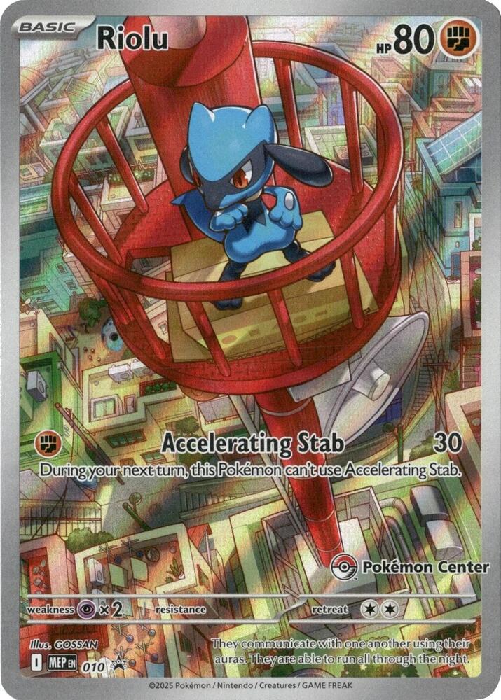 Riolu - 010 (Pokemon Center Exclusive) (010) [ME: Mega Evolution Promo]