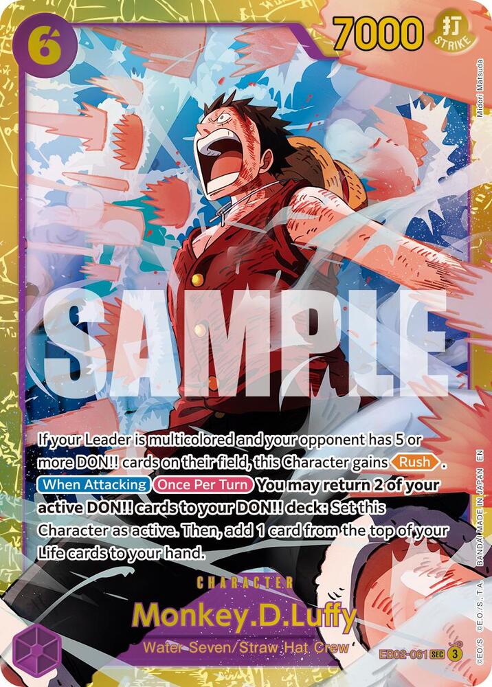 Monkey.D.Luffy - EB02-061 (Reprint) (EB02-061) [Premium Booster -The Best- Vol. 2]