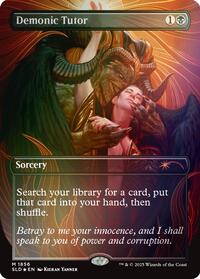 Demonic Tutor (Rainbow Foil) (1856) [Secret Lair Drop Series]