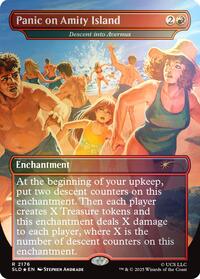 Panic on Amity Island - Descent into Avernus (Rainbow Foil) (2176) [Secret Lair Drop Series]