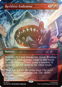 Reckless Endeavor (Rainbow Foil) (2177) [Secret Lair Drop Series]