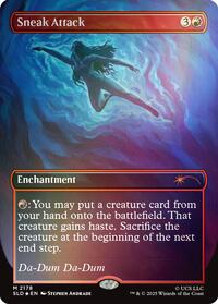 Sneak Attack (Rainbow Foil) (2178) [Secret Lair Drop Series]