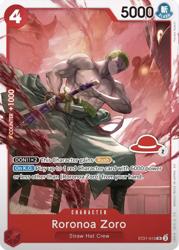 Roronoa Zoro - ST21-015 (Luffy Deck) (ST21-015) [Learn Together Deck Set]