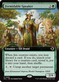 Formidable Speaker (Extended Art) (366) [Lorwyn Eclipsed]