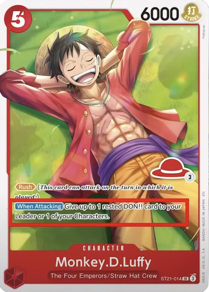 Monkey.D.Luffy - ST21-014 (Luffy Deck) (ST21-014) [Learn Together Deck Set]