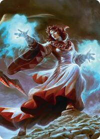The Destined White Mage Scene Art Card (3) [Art Series: FINAL FANTASY]