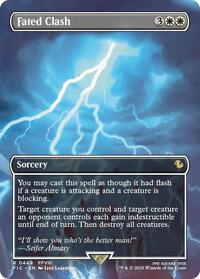 Fated Clash (Borderless) (449) [Commander: FINAL FANTASY]