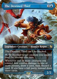 The Destined Thief (Borderless) (446) [Commander: FINAL FANTASY]